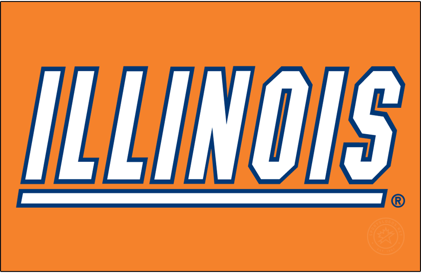 Illinois Fighting Illini 1995-2014 Primary Dark Logo iron on transfers for T-shirts